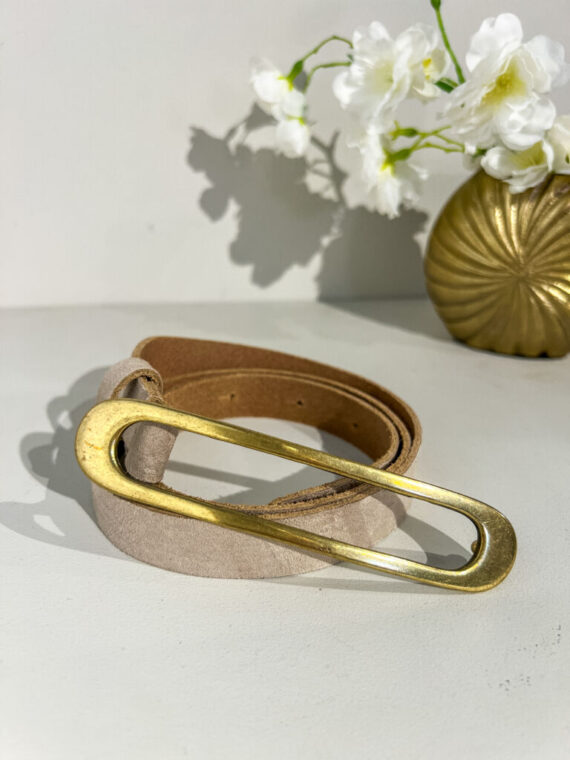 Santana riem 2.0 beige Trezz