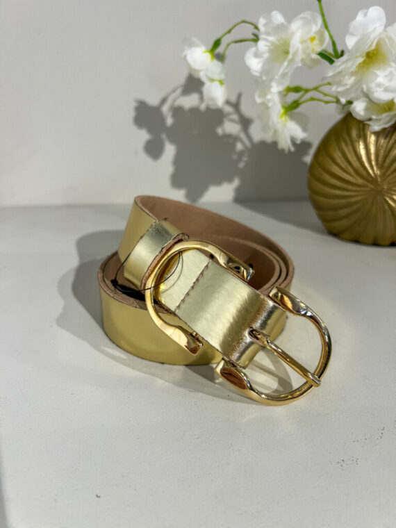 Solar riem goud Trezz