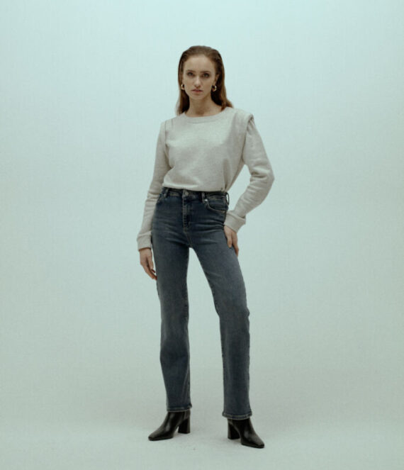 Diana wide leg dirty blue Homage
