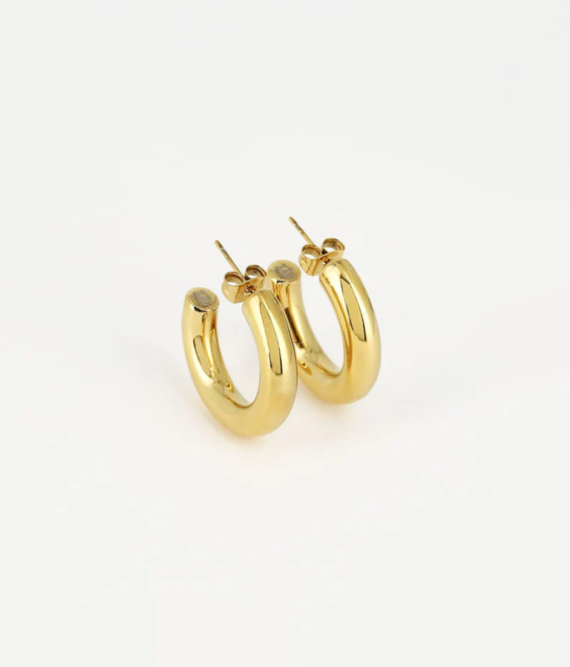 Warhol oorbellen goud Zag bijoux
