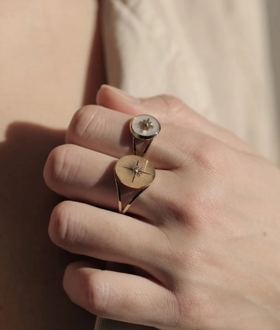 Zon ring goud Zag bijoux