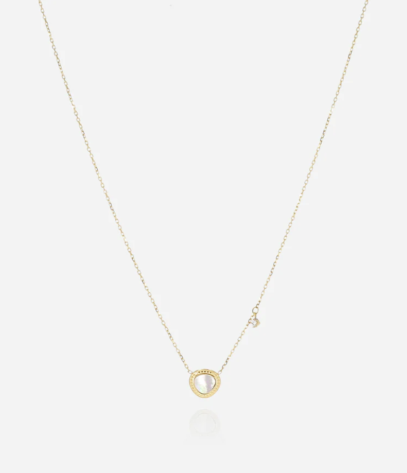 Gemme gouden ketting Zag bijoux