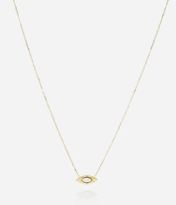 Ausar gouden ketting Zag bijoux