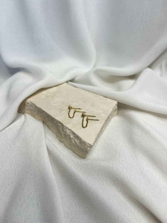 Rome oorbellen goud Zag bijoux