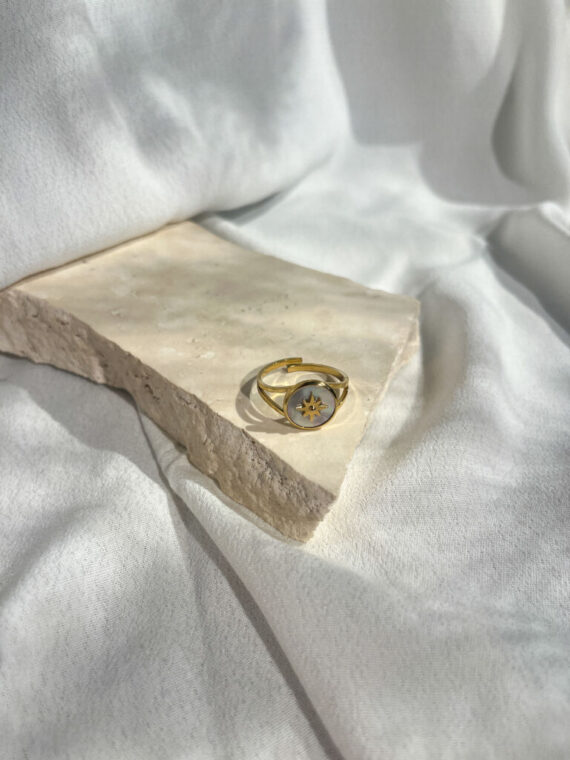 Zon ring goud Zag bijoux