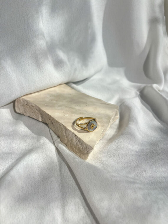 Zon ring goud Zag bijoux