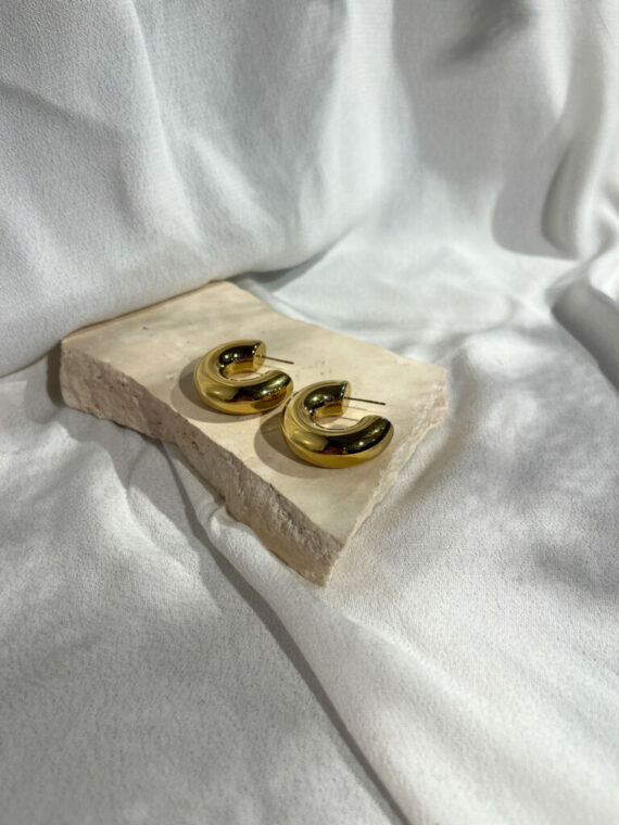 Warhol oorbellen goud Zag bijoux
