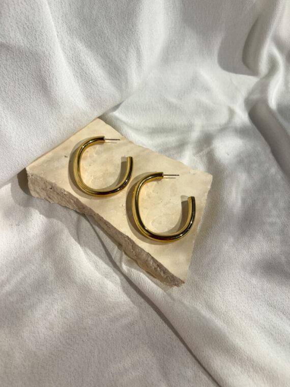 Agnes oorbellen goud Zag bijoux