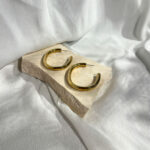 Agnes oorbellen goud Zag bijoux
