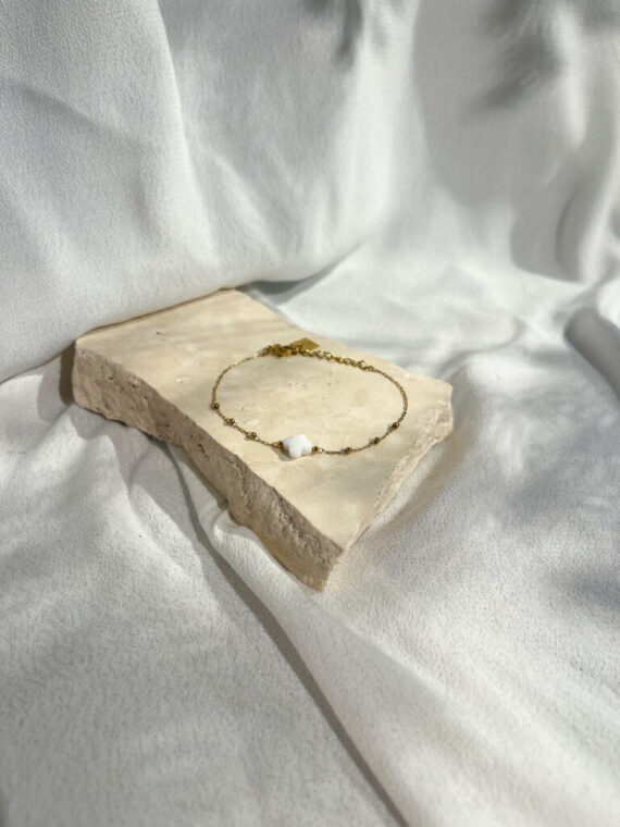 Velasquez parelmoer armband goud Zag bijoux