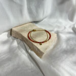 Apache carneool armband goud Zag bijoux