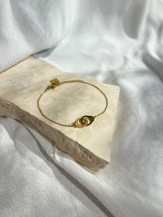 Manchet armband goud Zag bijoux