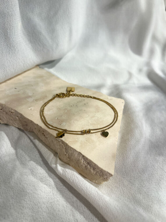 Dallas armband goud Zag bijoux