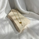 Charme gouden ketting Zag bijoux