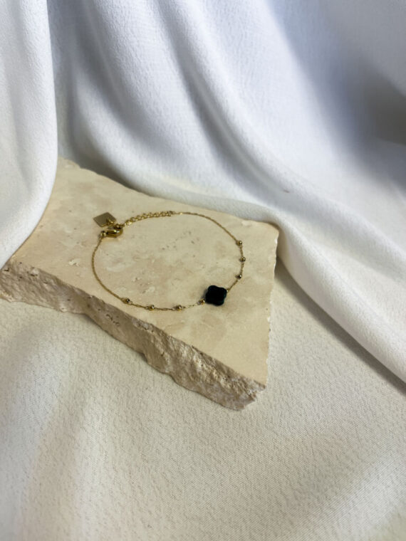 Velasquez onyx armband goud Zag bijoux