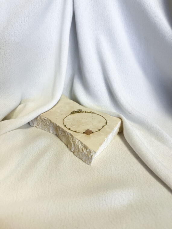 Velasquez zonnesteen armband goud Zag bijoux