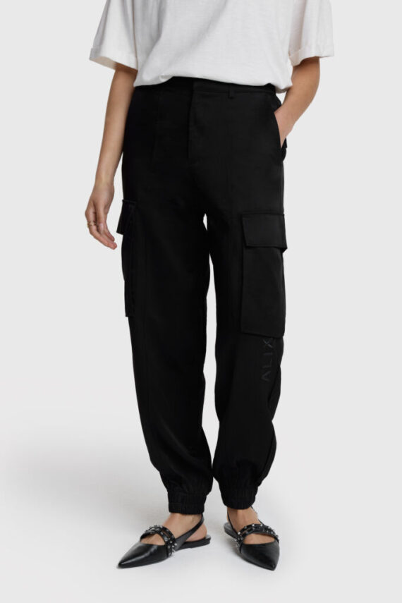 Twill cargo pants black Alix the label