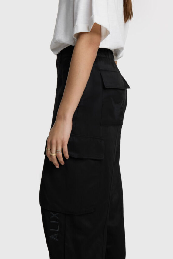 Twill cargo pants black Alix the label