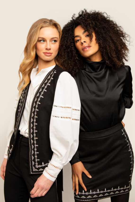 Teske top black Freebird