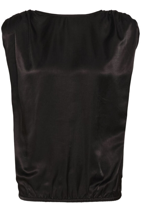 Estellemw wrap top black My essential wardrobe