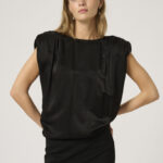 Estellemw wrap top black My essential wardrobe