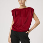 Estellemw wrap top red My essential wardrobe