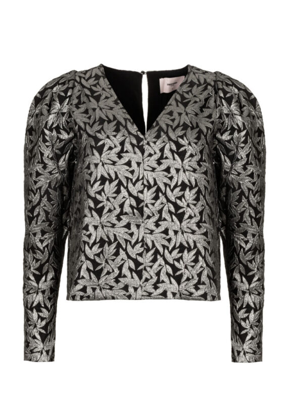 Talitha blouse black/silver Freebird
