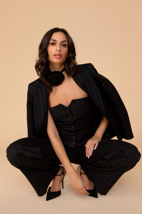 Loe blazer black/silver Freebird