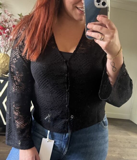 Mschantonie top black Moss copenhagen
