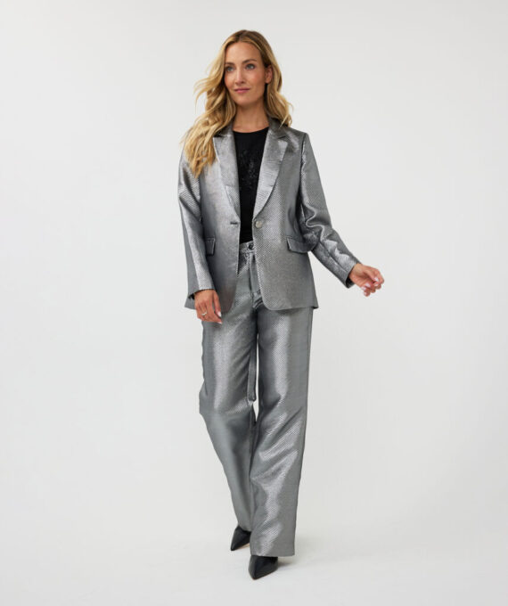 Blazer metallic silver Esqualo
