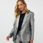 Blazer metallic silver Esqualo