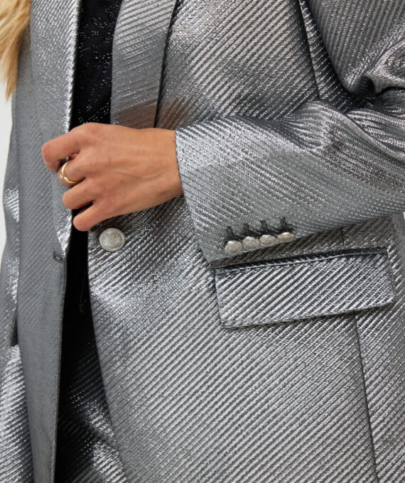 Blazer metallic silver Esqualo