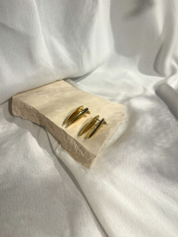 Pluma oorbellen goud ZAG Bijoux