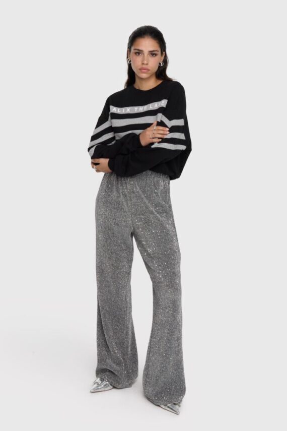 Sequin crinkle pants Alix the label