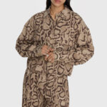 Snake twill blouse Alix the label