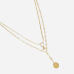 Fretia gouden ketting Zag bijoux