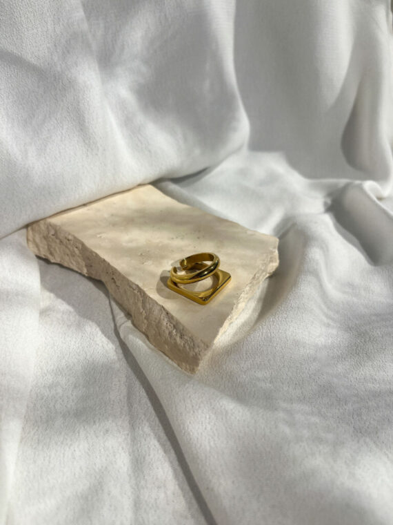 Contrast ring ZAG Bijoux