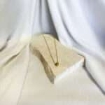 Minidisco gouden ketting Zag bijoux