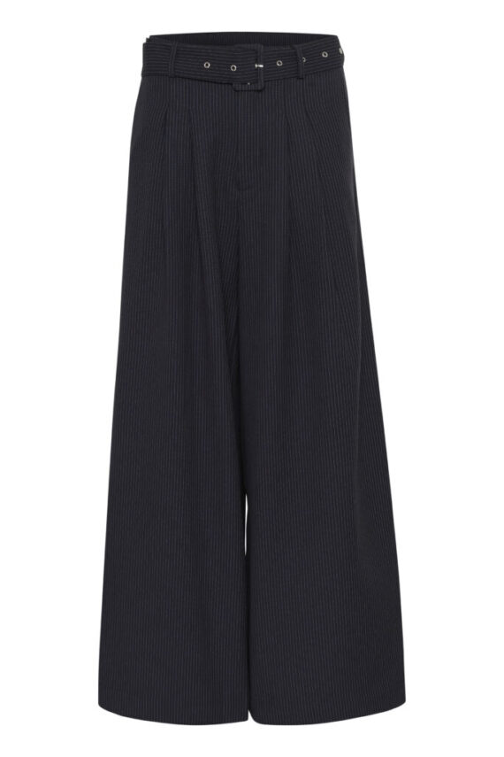 Vittamw wide pant dark sapphire My essential wardrobe