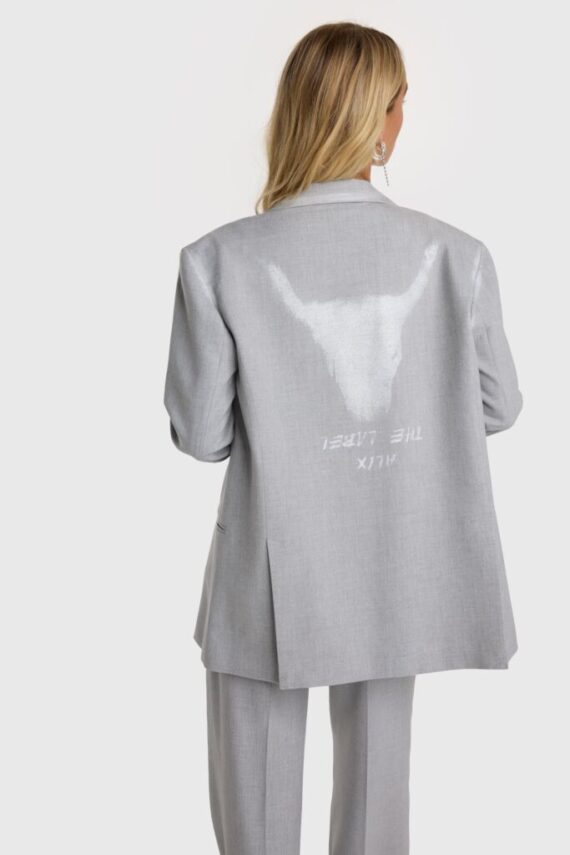 Foil stripe blazer Alix the label