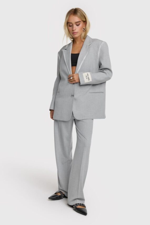 Foil stripe blazer Alix the label - Afbeelding 3