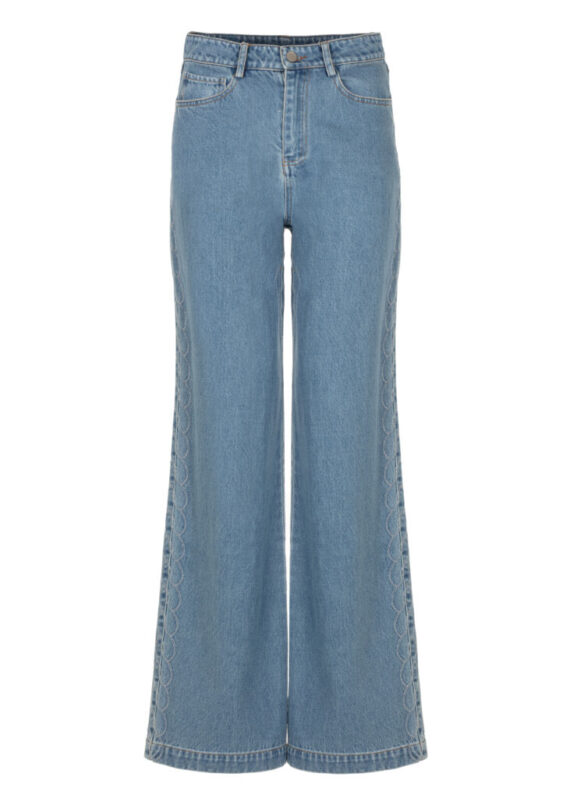 Melody broek mid blauw Freebird - Afbeelding 5