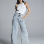 Palazzo jeans with belt Homage