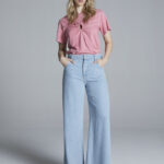 Flowy palazzo light soft blue Homage