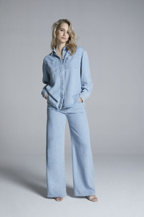 Flowy palazzo light soft blue Homage