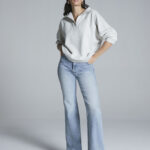 Elisa wide leg mid wash Homage