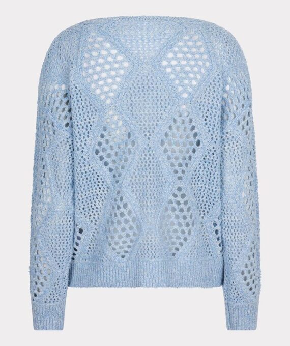 Sweater ajour sky blue Esqualo