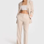 Straight pants sand Alix the label