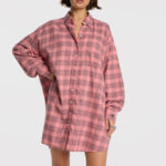 Check blouse dress Alix the label