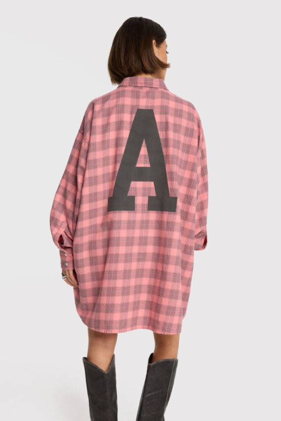 Check blouse dress Alix the label - Afbeelding 2